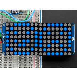 Adafruit 1.2inch LED Matrix 16x8 with Backpack Ultra...