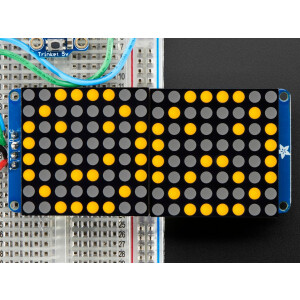 Adafruit 1.2inch LED Matrix 16x8 with Backpack Ultra...