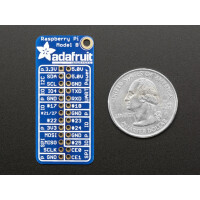Adafruit GPIO Reference Card for Raspberry Pi Model B 2262