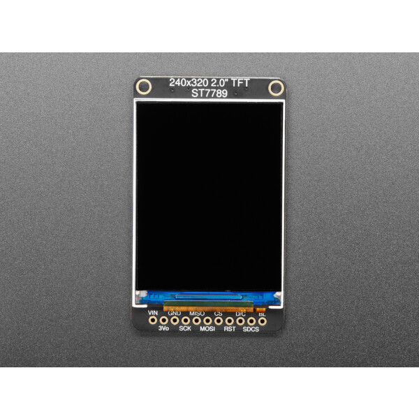 Adafruit 2.0 320x240 Color IPS TFT Display with microSD...