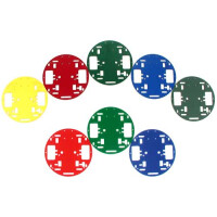 Pololu Robot Chassis RRC01A Transparent Red 251