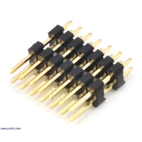 Pololu 0.100" (2.54 mm) Extended Male Header: 2×7-Pin, 17.1 mm 1113