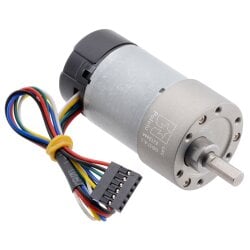 Pololu 6.3:1 Metal Gearmotor 37Dx65L mm 12V with 64 CPR...
