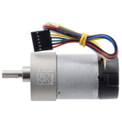 Pololu 6.3:1 Metal Gearmotor 37Dx65L mm 12V with 64 CPR...