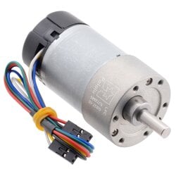 Pololu 10:1 Metal Gearmotor 37Dx65L mm 12V with 64 CPR...
