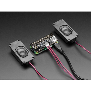 Adafruit Stereo Bonnet Pack for Raspberry Pi Zero W - Includes Pi Zero W 3412