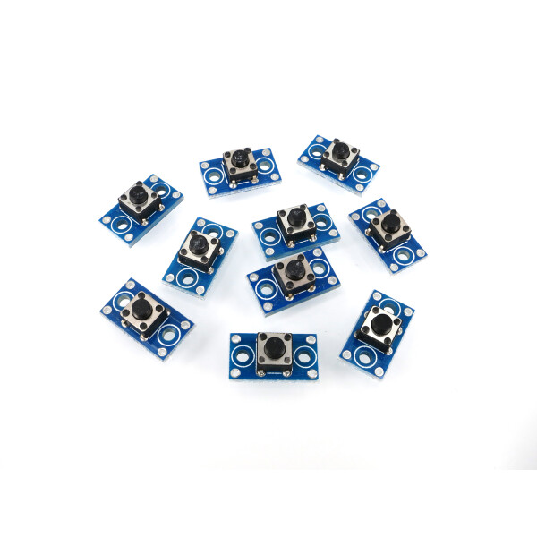 10x Micro Key Taster 6x6mm Buttons Module