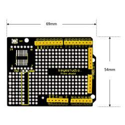 Keyestudio Protoshield for Arduino with 170-Hole Mini Breadboard