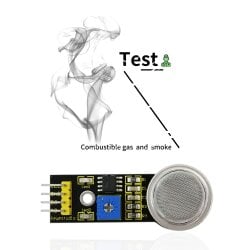 Keyestudio Analog Gas Sensor(MQ-2) for Arduino Combustible Gas and Smoke