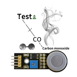 Keyestudio MQ-7 Carbon Monoxide CO Gas Sensor Detection Module for Arduino