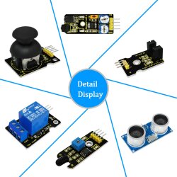 Keyestudio New 30 in 1 Sensor Kit for Arduino Starter (w/ Mega 2560)