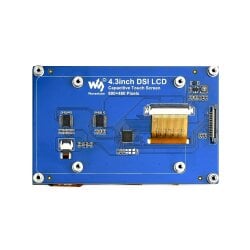 WaveShare 4.3inch Capacitive Touch Display for Raspberry Pi, DSI Interface, 800&times;480