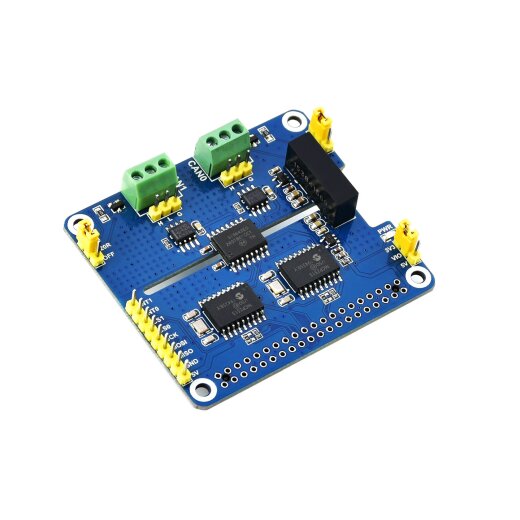 WaveShare 2-Channel Isolated CAN Expansion HAT for Raspberry Pi, Dual Chips Solution