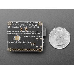 Adafruit Universal USB DC Solar Lithium Ion Polymer Lipo Charger up to 10V Input 1,5A Charge