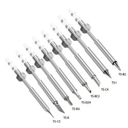 SEQURE Replacement Soldering Iron Tips 8pcs For SQ-001, SQ-D60 Soldering Iron