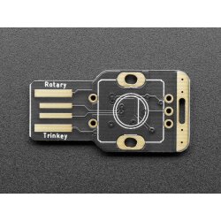 Adafruit Rotary Trinkey - USB NeoPixel Rotary Encoder with ATSAMD21E18 Cortex M0
