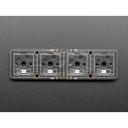 Adafruit NeoKey 1x4 QT I2C - Four Mechanical Key Switches with NeoPixels