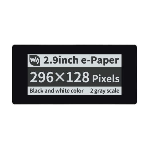 WaveShare 2.9inch Touch e-Paper Module for Raspberry Pi Pico, 296&times;128, Black / White, SPI