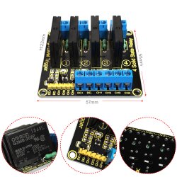 Keyestudio 4 Channel Solid State Relay Module for Arduino