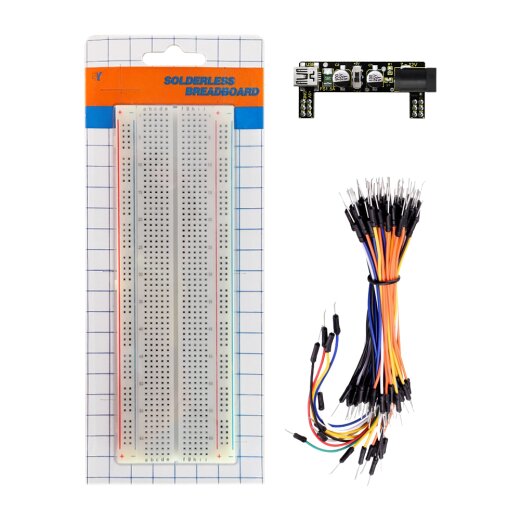 Keyestudio Breadboard Kit for Arduino, Power Module + Breadboard + Jumper Wires