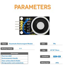 Keyestudio Electromagnet Module for Arduino DIY Projects 5VDC