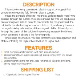 Keyestudio Electromagnet Module for Arduino DIY Projects 5VDC