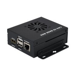 WaveShare Mini-Computer Lite Version for Raspberry Pi Compute Module 4 (NOT Included) Metal Case with Cooling Fan