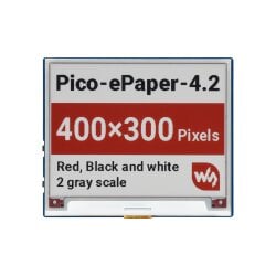 WaveShare 4.2inch E-Paper E-Ink Display Module (B) for Raspberry Pi Pico 400x300 Red Black White SPI