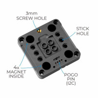 M5Stack M5GO Battery Bottom2 for M5Core2 only with MPU6886 Mic 500mAh Lipo