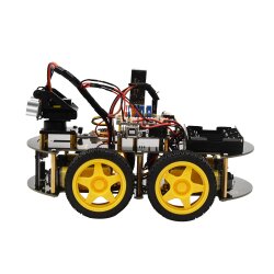 Keyestudio 4WD Multi BT Robot Car Kit Upgraded V2.0 W/LED Display  for Arduino Robot Stem EDU Programming  Robot Car/DIY