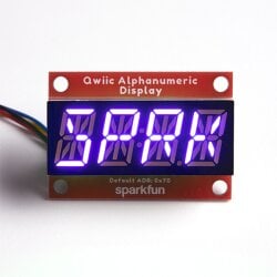 SparkFun Qwiic Alphanumeric Display Purple I2C