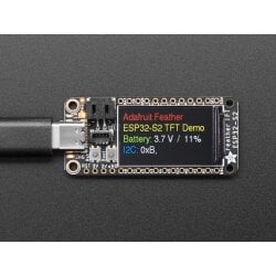 Adafruit ESP32-S2 TFT Feather Board with 4MB Flash 2MB...
