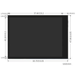 WaveShare 2.8inch Touch Screen Expansion with Raspberry Pi Compute Module 4 Fully Laminated Display Optional Interface Expander