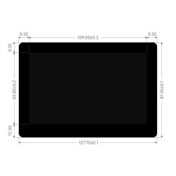 WaveShare 5inch Capacitive IPS Touch Display for Raspberry Pi 800x480 DSI Interface
