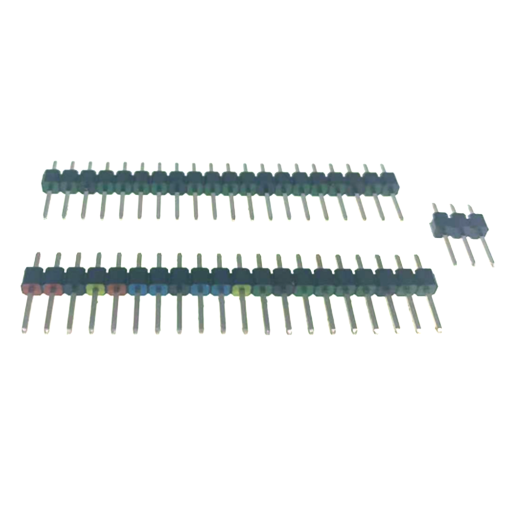 30 Stk 40 Pin 2,54 Mm Stift-und Buchsenleisten Steckverbinder für Arduino P O5T8 