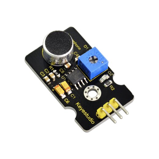Keyestudio Analog Sound Noise Microphone Sensor Detection Module Compatible with Arduino