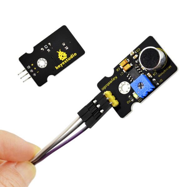 Keyestudio Analog Sound Noise Microphone Sensor Detection Module Comp ...