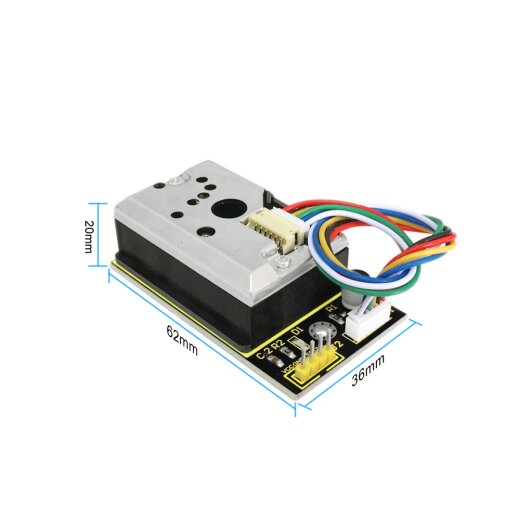 GP2Y1014AU Optical Dust Sensor Kit w/ Cable for Arduino Air Particle Sensor 