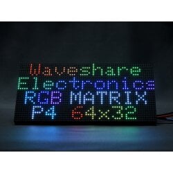 WaveShare RGB Full-Color LED Matrix Panel 64x32 Pixels...