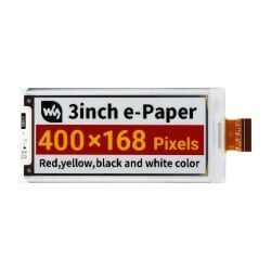 WaveShare 3inch e-Paper (G) Raw Display 400x168 SPI...
