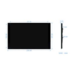 WaveShare 10.1inch Capacitive Touch Display for Raspberry Pi 1280x800 IPS DSI Interface