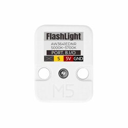 M5Stack Flashlight Unit AW3641 Driver White LED PWM Brightness Adjustment