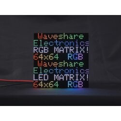WaveShare RGB Full-Color LED Matrix Panel 64x64 Pixels...