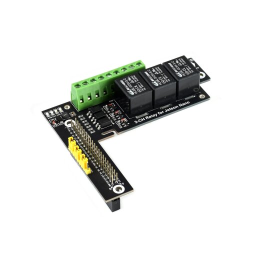 WaveShare 3CH Relay Expansion Board for Jetson Nano with Optocoupler Isolation