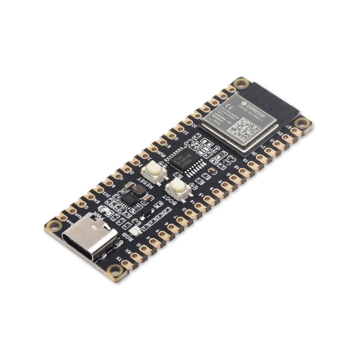 WaveShare ESP32-C6 Microcontroller WiFi 6 Development Board - Eckstei ...