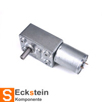 V-TEC 12V 6mm Antriebwelle DC Motor Gleichstrom Schneckengetriebemotor 19 RPM