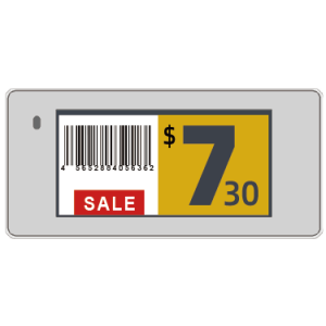 Hipoink Electronic Label Black/White/Red/Yellow 2.13inch E-Ink/E-Paper