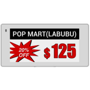 Hipoink Electronic Label Black/White/Red 3.5inch E-Ink/E-Paper