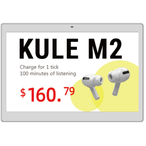 Hipoink Electronic Label Black/White/Red/Yellow 7.5inch E-Ink/E-Paper