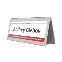 Hipoink Electronic Conference Table Name Badge Black/White/Red 7.5inch E-Ink/E-Paper